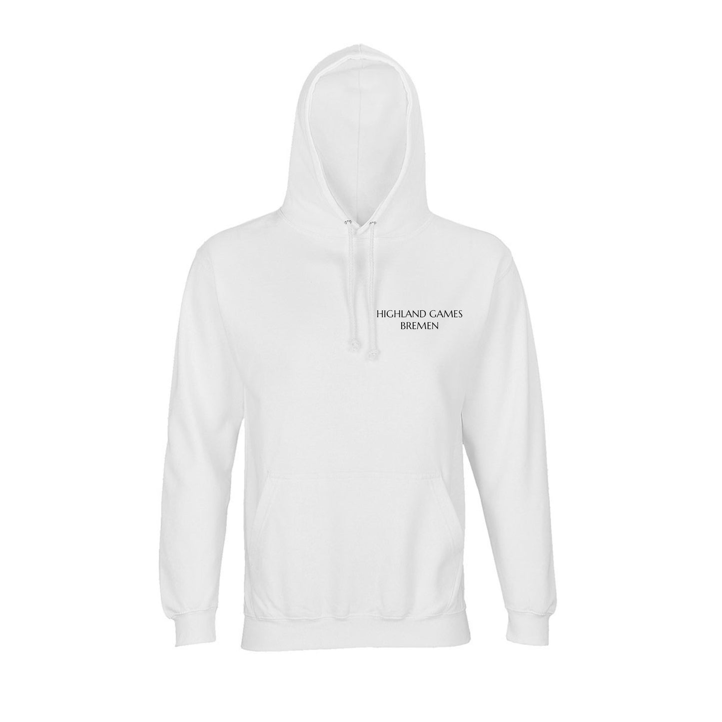 Highland Games Bremen Hoodie weiß mit Logo