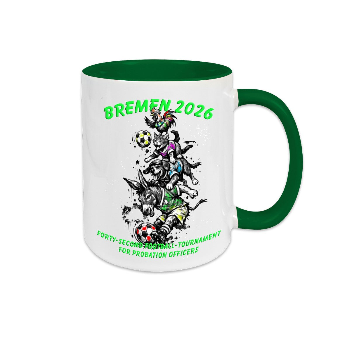Tasse "Stadt Musikanten" 42.EM Bremen