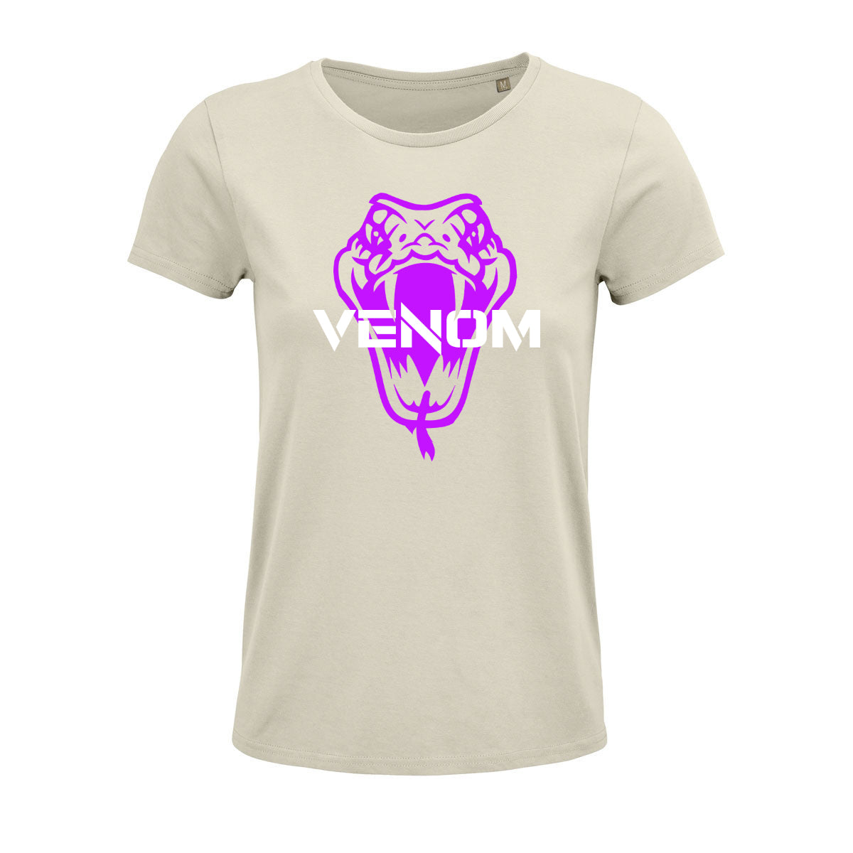 Venom Lady-Shirt creme Schlangenkopf