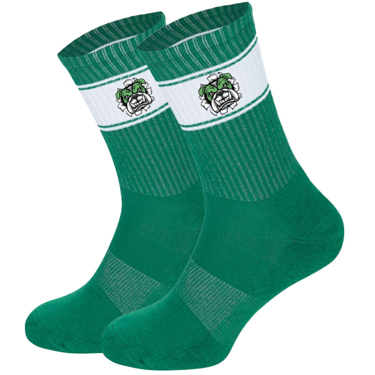 Bulldogs Socken von Mr Socks grün