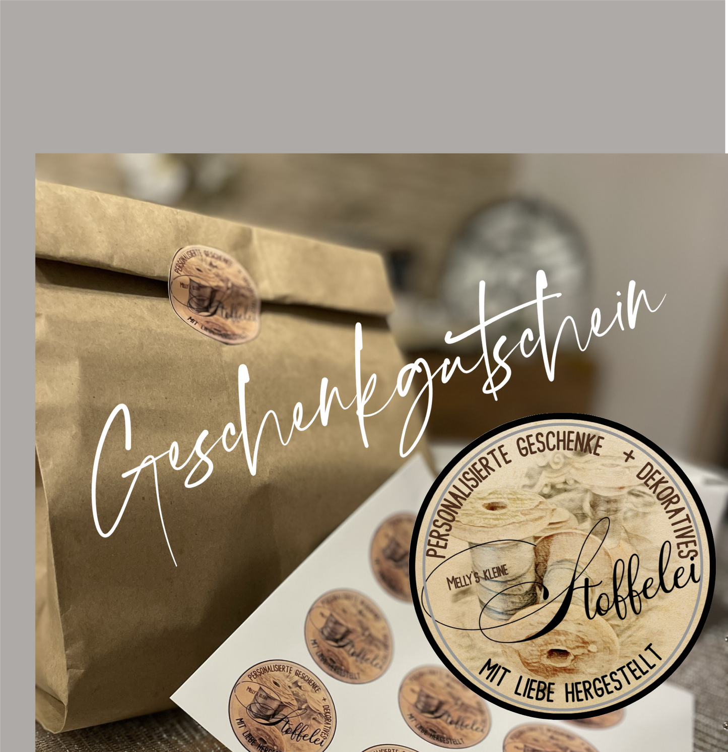 Geschenkgutschein Melly´s kleine Stoffelei