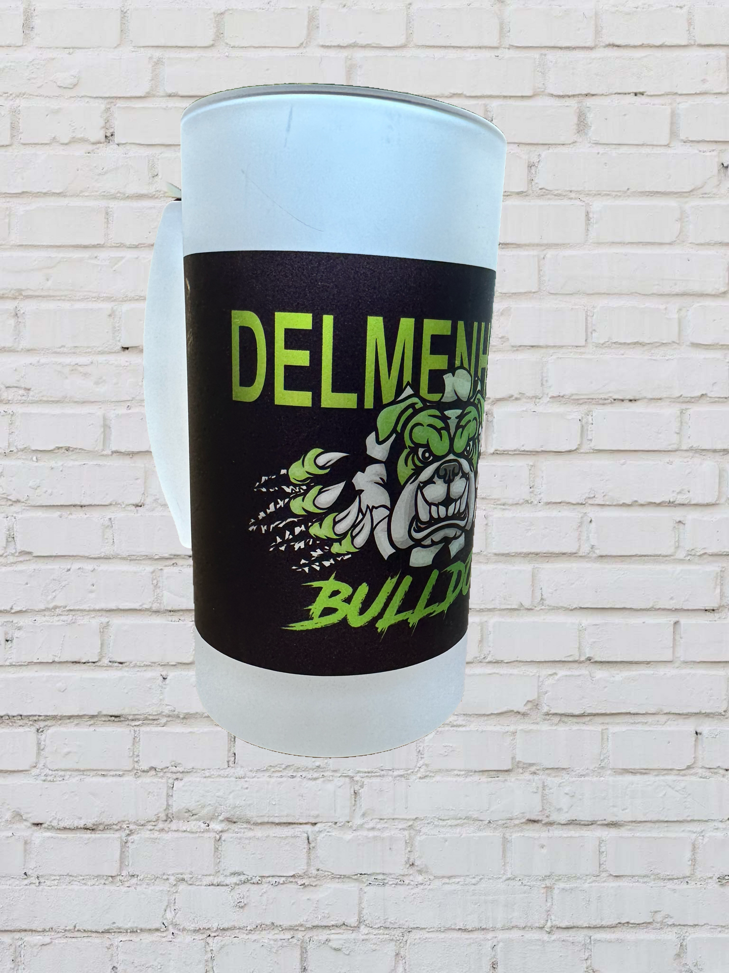 Bulldogs Glas-Bierkrug