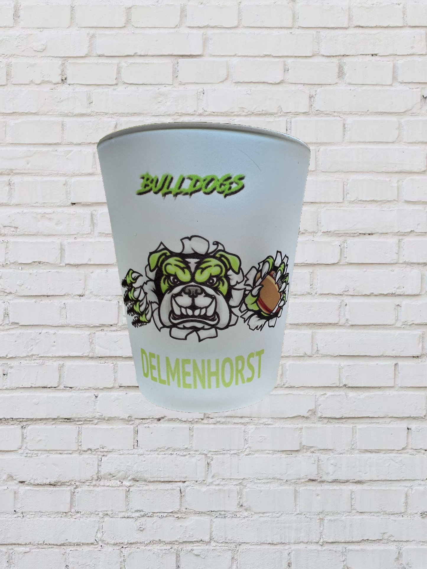 Bulldogs Schnapsglas