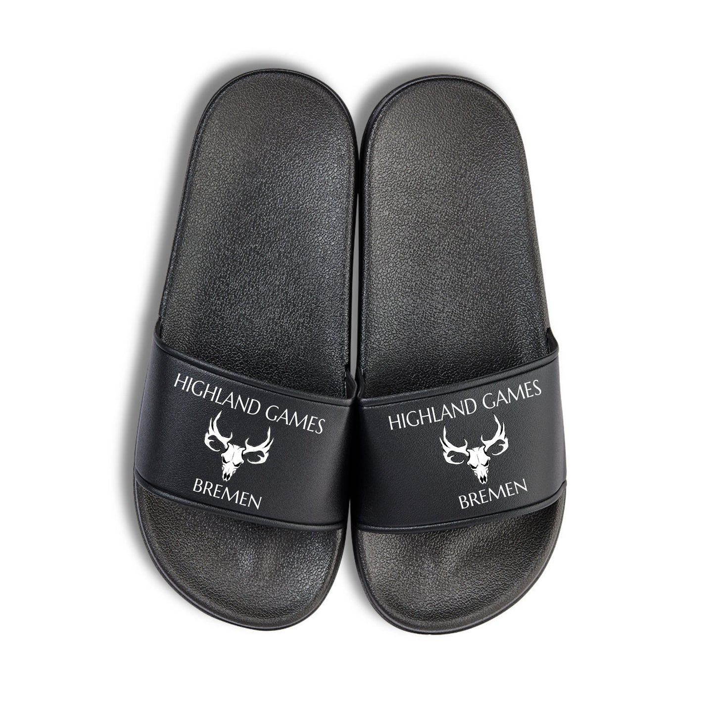 Highland Games  Badelatschen schwarz