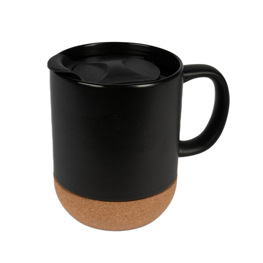 BEN Keramiktasse mit abnehmbaren Korkboden und Kunststoffdeckel