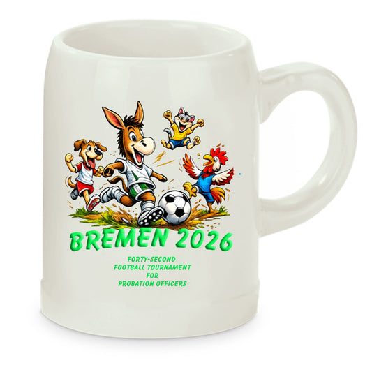 Bierkrug Bremen 2026 Comic-Motiv