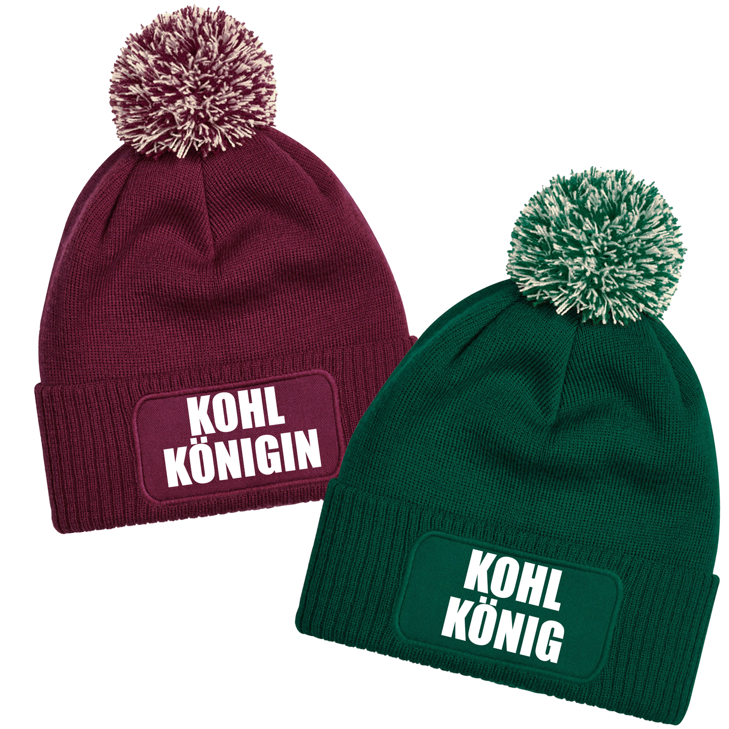 Pudelmützen für das Kohlkönigspaar