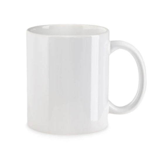 Sublimationstasse weiß Black Orca - 11 oz