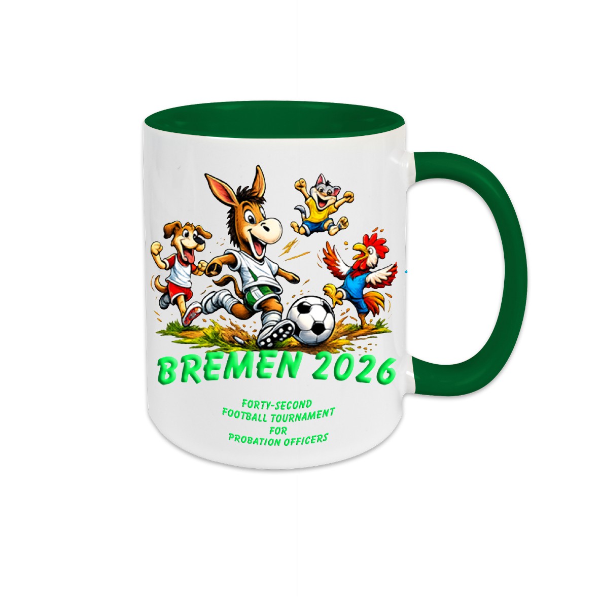 Tasse "Comic" 42.EM Bremen