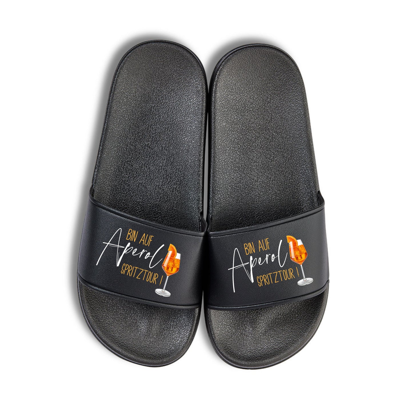 Badelatschen  "bin auf Aperol Spritztour" Aperoletten