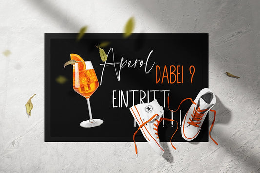 Fussmatte "Aperol dabei" in zwei Größen