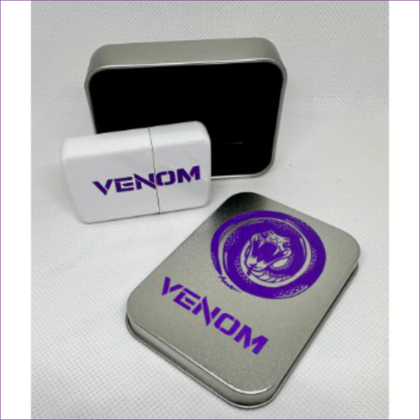 Venom Benzinfeuerzeug mit Geschenkverpackung