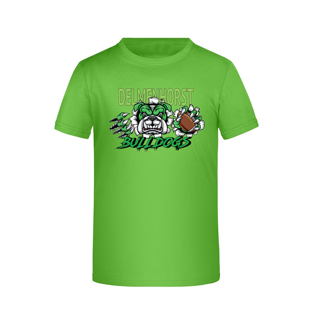 Bulldogs Kinder T-Shirt limegreen