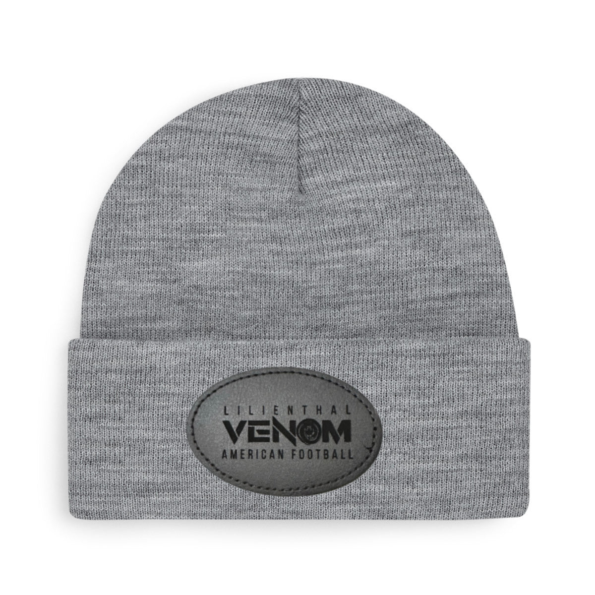 Venom  Strickmütze in drei Farben Logo #2 grau