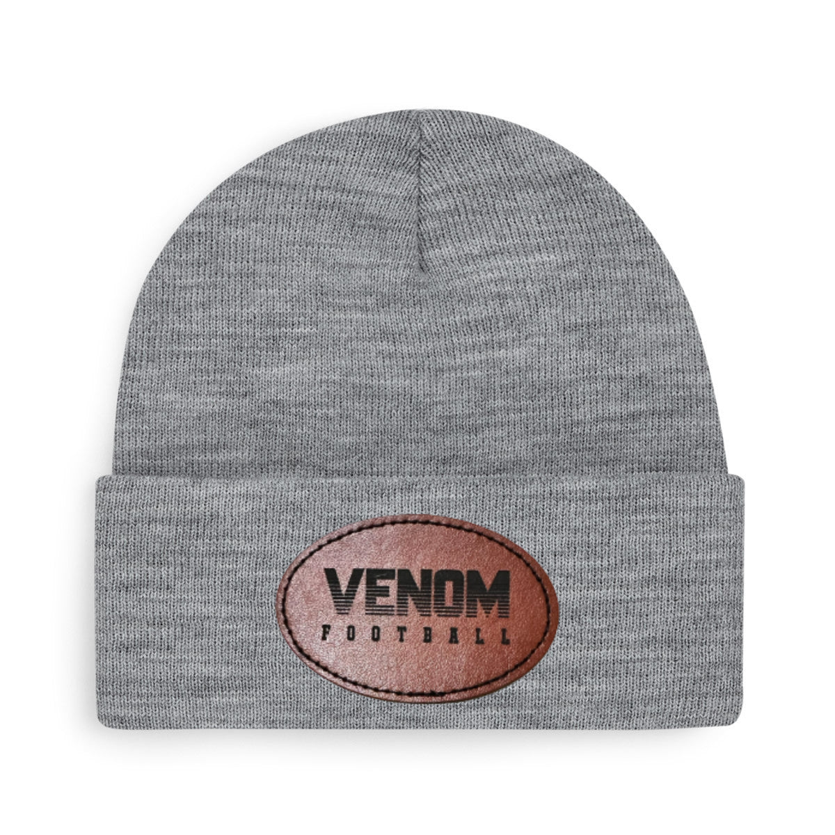 Venom  Strickmütze in drei Farben Logo braun