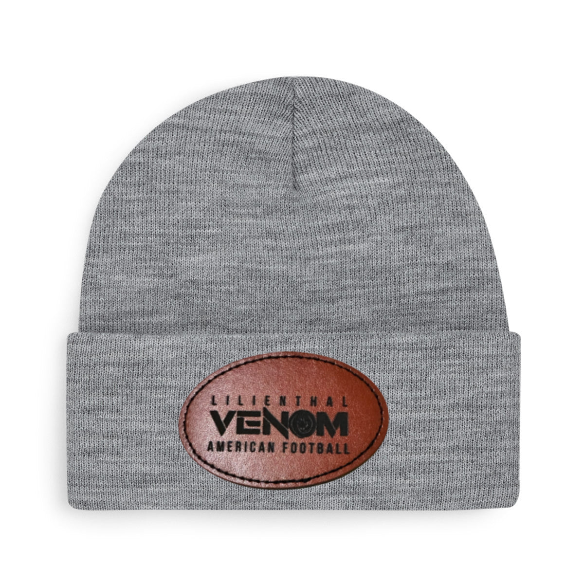 Venom  Strickmütze in drei Farben Logo #2 braun