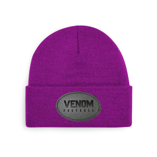 Venom  Strickmütze in drei Farben Logo grau