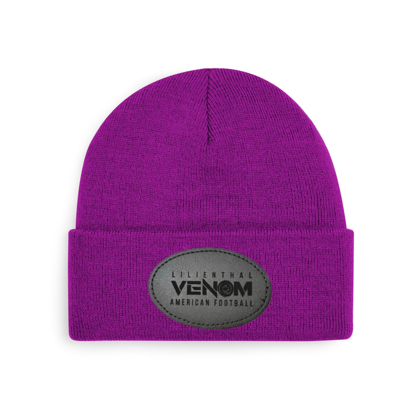 Venom  Strickmütze in drei Farben Logo #2 grau