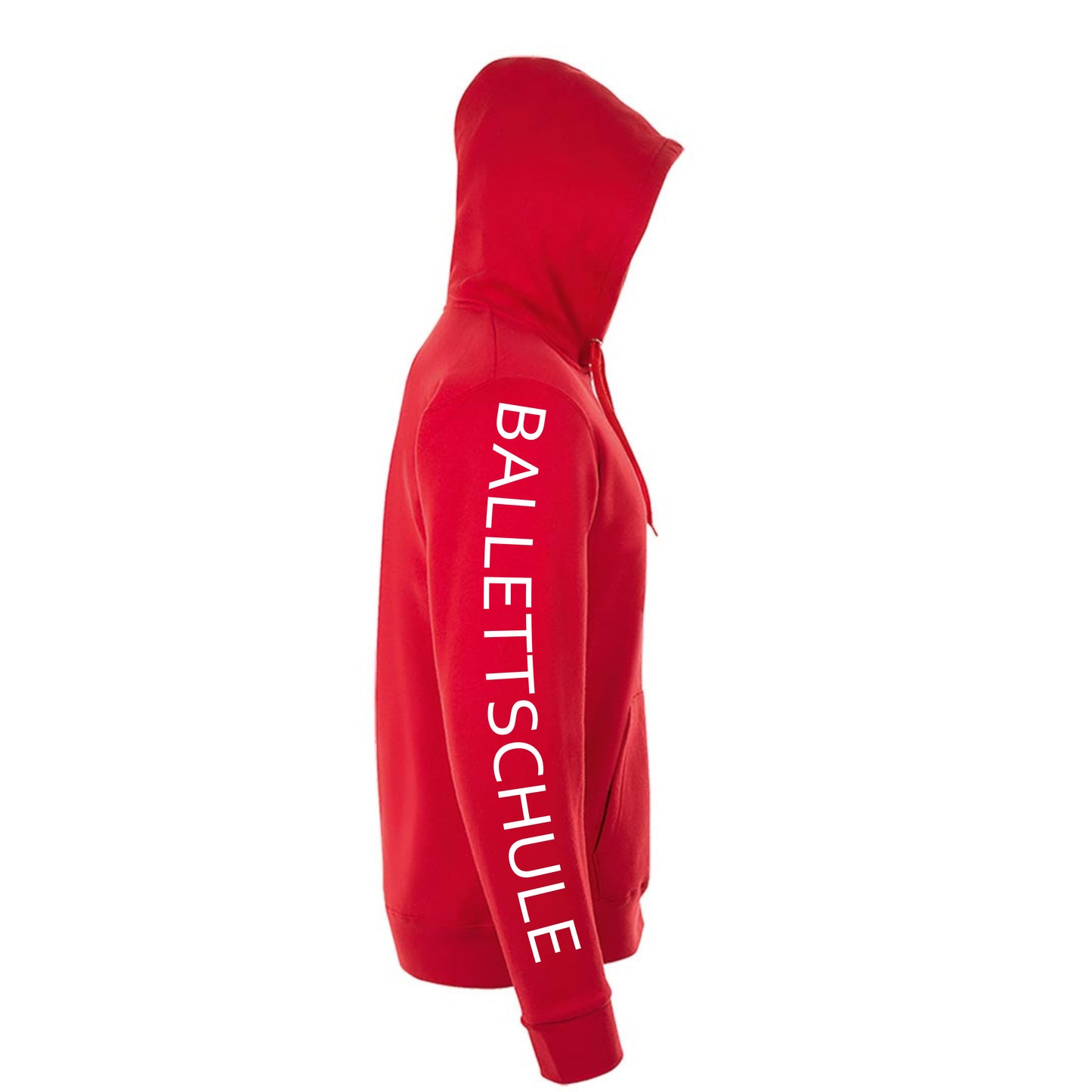 Sweatshirt-Jacke  "Ballettschule" rot