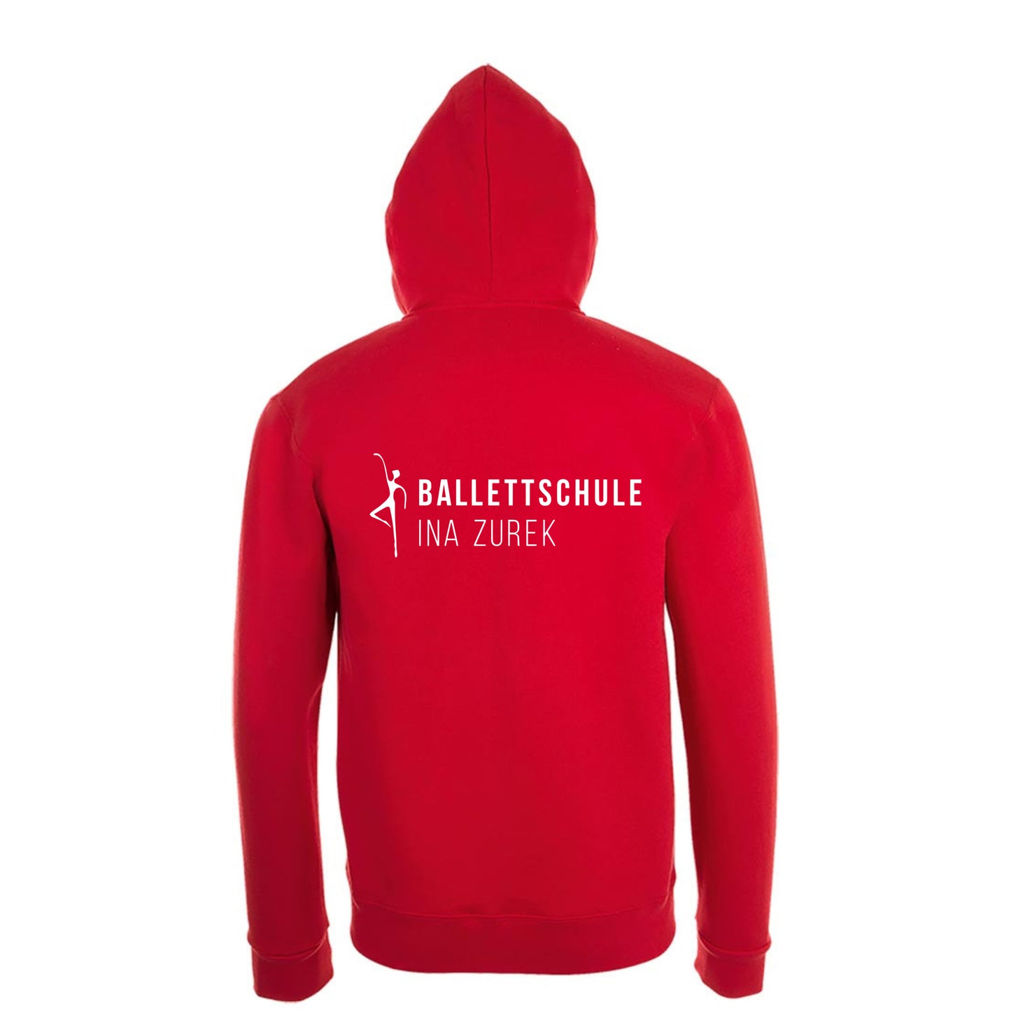 Sweatshirt-Jacke  "Ballettschule" rot
