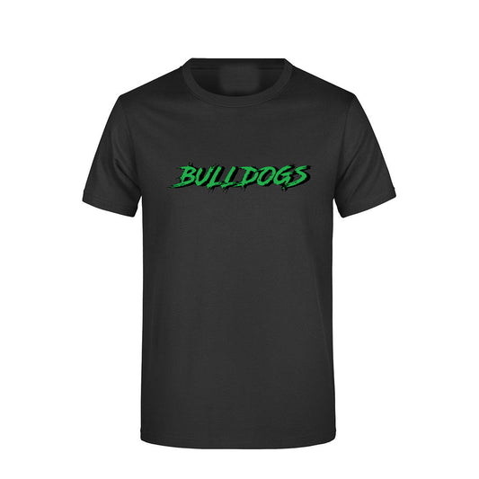 Bulldogs Kinder T-Shirt schwarz Schriftzug