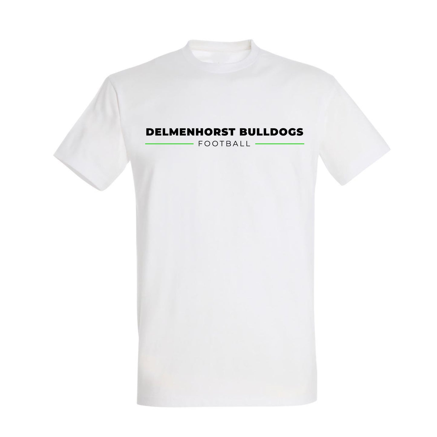 Bulldogs T-Shirt Herren "greenline" white
