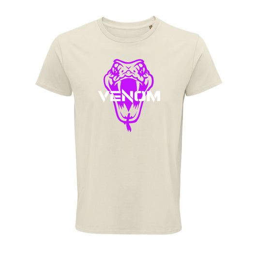 Venom T-Shirt creme Schlangenkopf