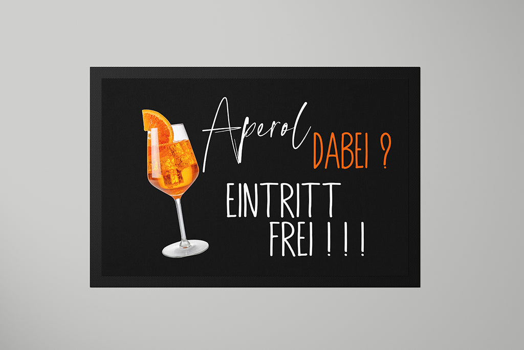 Fussmatte "Aperol dabei" in zwei Größen