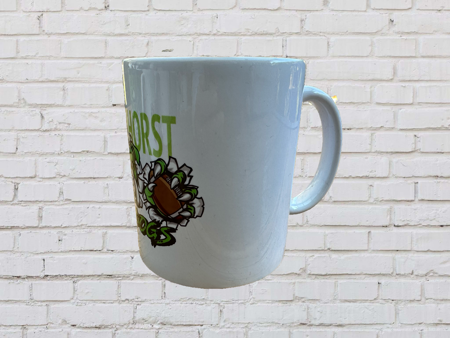 Bulldogs Tasse innen weiß