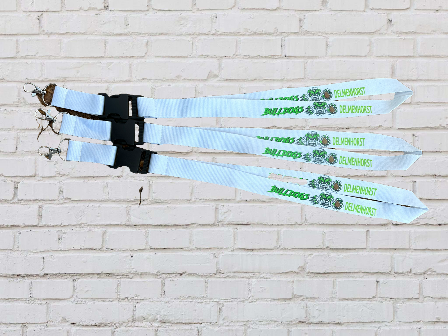 Bulldogs Schlüsselband weiß