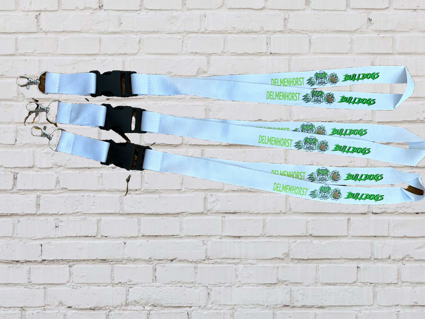 Bulldogs Schlüsselband weiß