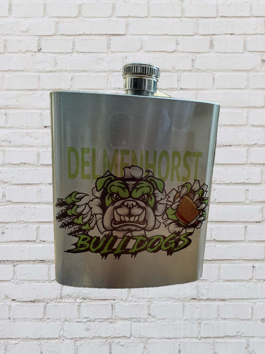 Bulldogs Edelstahl-Flachmann