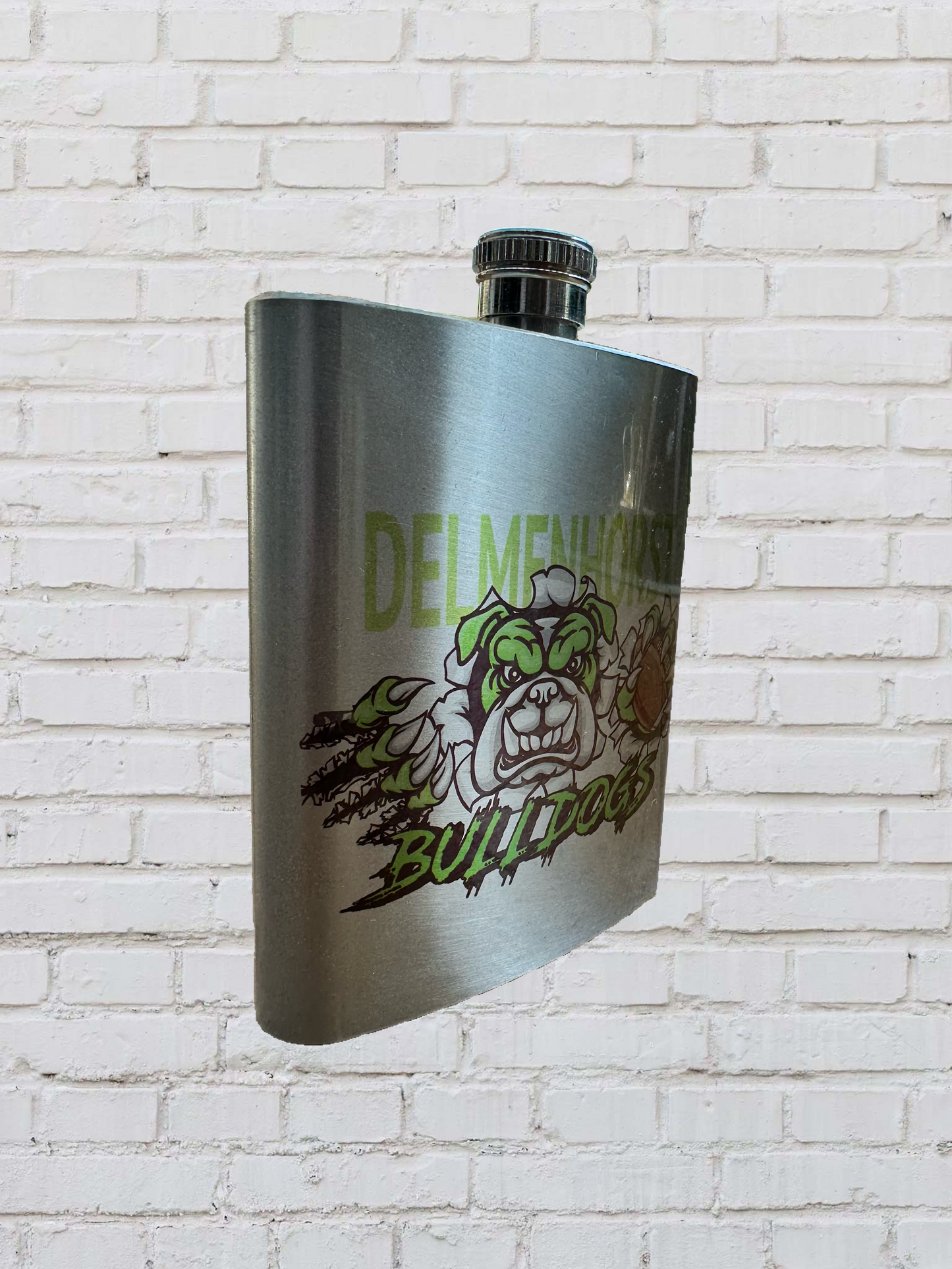 Bulldogs Edelstahl-Flachmann