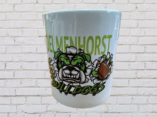 Bulldogs Tasse innen weiß